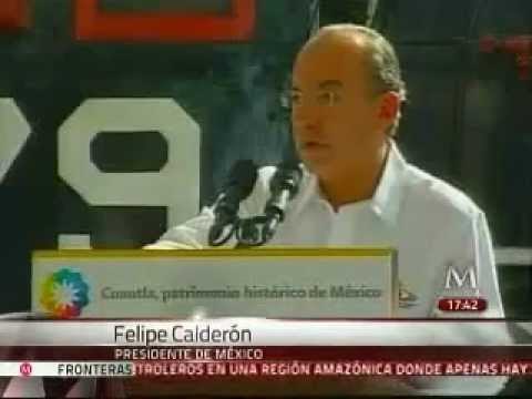 Firma Calderón decreto de Zona de Monumentos Históricos para Cuautla