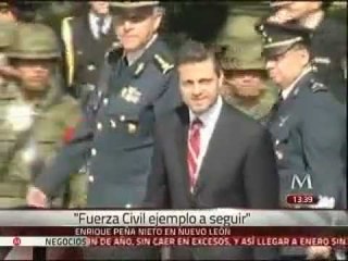 Fuerza Civil es ejemplo nacional y modelo a seguir en los estados: EPN