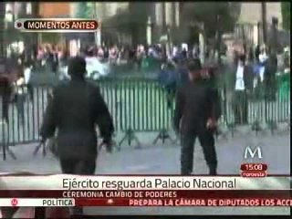 Resguardan Palacio Nacional por toma de protesta de Peña Nieto