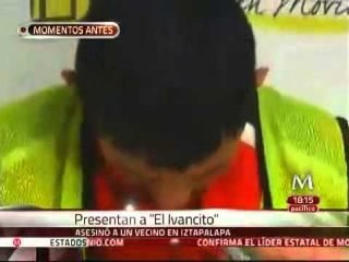 Presentan PGJDF a "El Ivancito"; asesinó a un hombre porque lo "miraba feo"