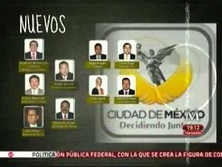 Presenta Mancera a su "equipo" para dirigir a la Ciudad de México