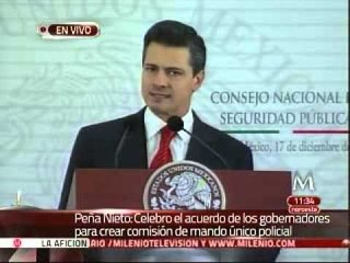 Delinea Peña Nieto 6 acciones para fortalecer seguridad