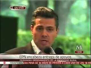 Hoy presenciamos actos de justicia en el campo: Peña