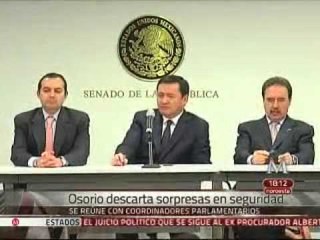 Ofrece Osorio Chong que no habrá operativos sorpresa en estados