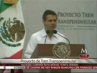 Instruye Peña a SCT a acelerar infraestructura de Tren Transpeninsular