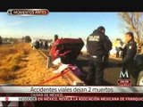 Accidente en la México-Pirámides deja un muerto y un menor herido