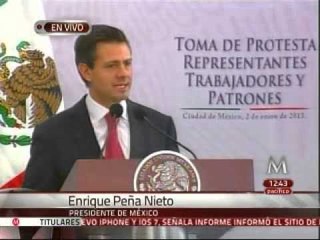 2013, año de transformación del país: Peña Nieto