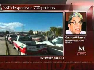 Se dará de baja al 30% de policías en Matamoros, Coah.: Gerardo Villarreal
