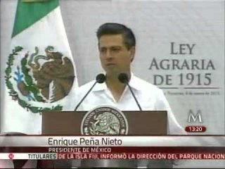 Busca Enrique Peña Nieto dar "nuevo rostro" al campo