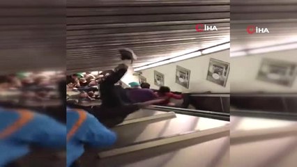 Roma-Cska Moskova Maçı Öncesi Yürüyen Merdiven Çöktü- Çok Sayıda Kişi Yaralandı