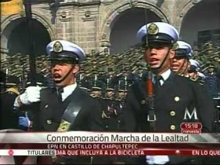 Encabeza Peña Nieto la Conmemoración del 100 Aniversario de la Marcha de la Lealtad