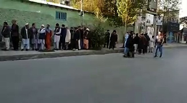 Kabul polling stations have opened and hundreds of people are already making their way to voter stations to cast their ballots in today’s parliamentary election