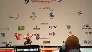 Mattie Langtor Sasser's gold-medal-winning, 58kg senior record-breaking 114kg clean and jerk at the 2016 Oceania Weightlifting Championship! Watch until the end