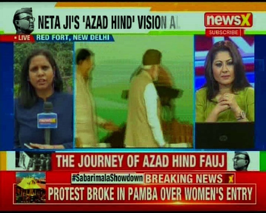 Azad Hind Government 75th Anniversary: PM Narendra Modi hoists tricolour ar Red Fort