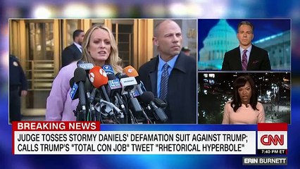 BREAKING Judge dismisses Stormy Daniels' defamation lawsuit