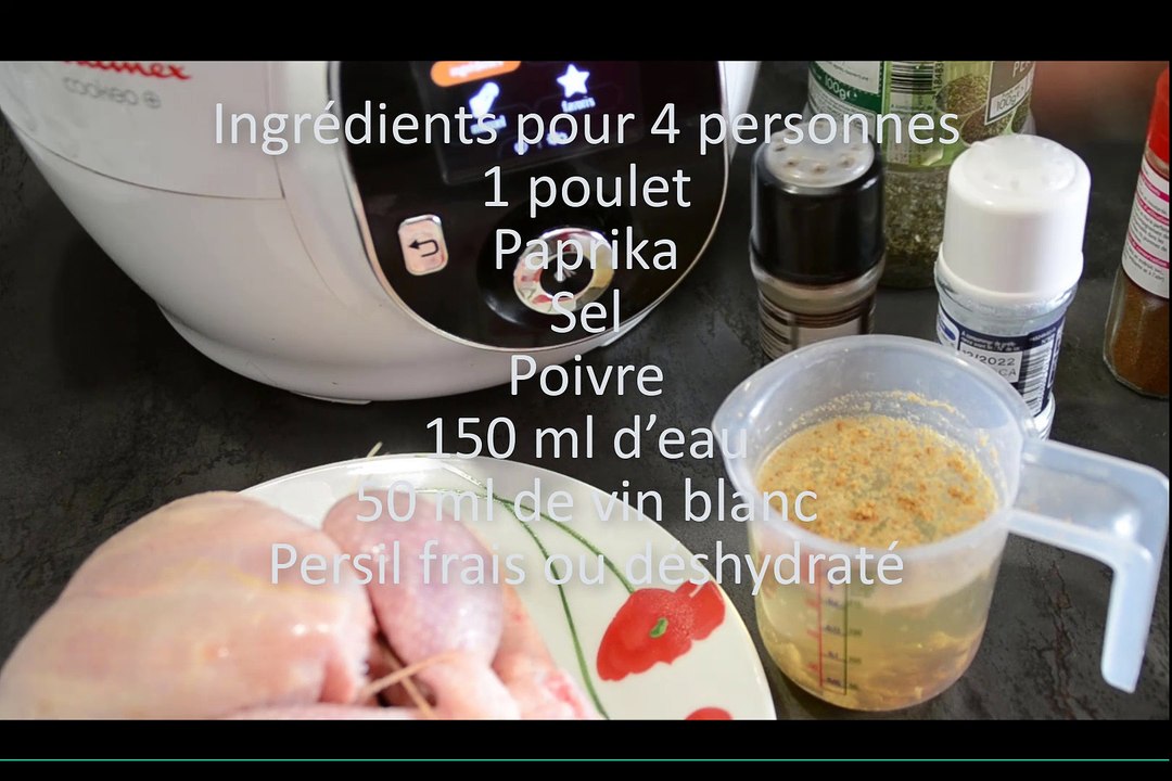 Poulet entier au paprika cookeo recette