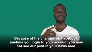 Facebook has made changes that limit the number of public posts that appear on your news feed. This short video explains how you can keep our posts on top of