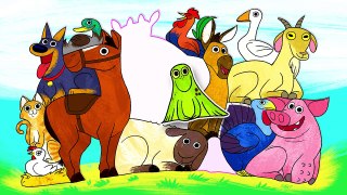 Learn Animals for Kids - Animal Cartoon Compilation for Children - Zoo Cartoon Cartoons