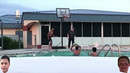 CRAZY 2 ON 2 POOL BASKETBALL GAME!