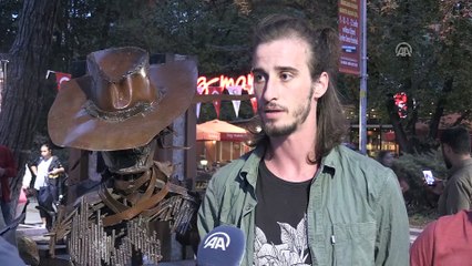 Hurdaları sanat eserine dönüştürüyorlar - KIRKLARELİ