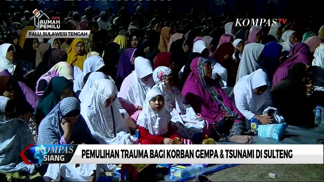 Pemulihan Trauma Bagi Korban Gempa dan Tsunami Sulteng