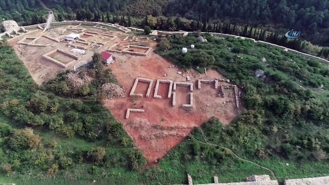 Aydos Kalesi Havadan Görüntülendi