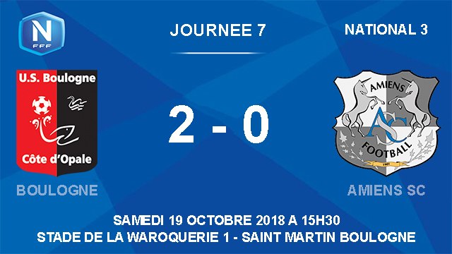 [NATIONAL 3] J7 Résumé USBCO - Amiens SC