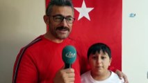 Cumhurbaşkanı'na ulaşamayan 11 yaşındaki Alperen hüngür hüngür ağladı