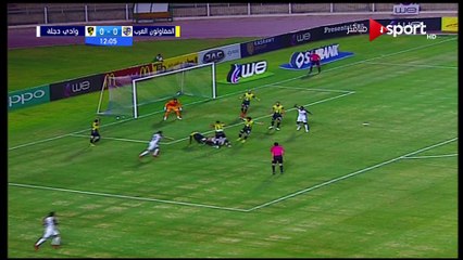 هدف وادي دجلة في مرمى المقاولون العرب في الجولة ال11 من الدوري المصري موسم 2018 - 2019