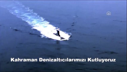 Denizaltıcılardan 'tam isabet' - ANKARA