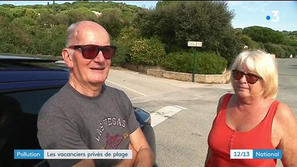 Pollution: les vacanciers sont privés de plage dans le Var