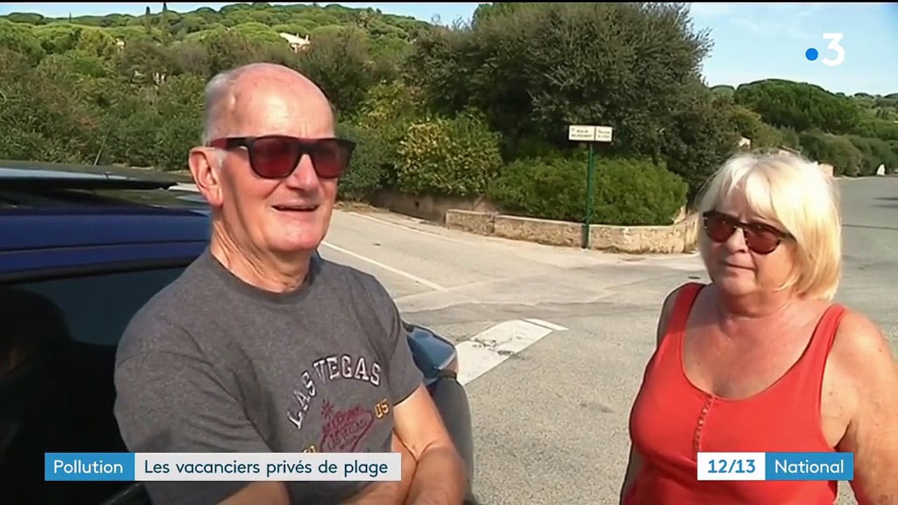 Pollution: les vacanciers sont privés de plage dans le Var