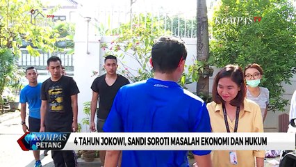 4 Tahun Jokowi-JK, Sandi Soroti Masalah Ekonomi dan Hukum