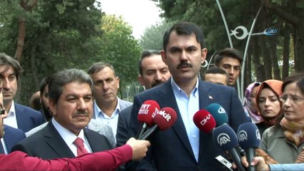 Bakan Kurum Esenler’de açılacak olan Millet Bahçesi'ni inceledi