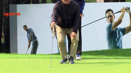 Bakan Çavuşoğlu, Turkcell Platinum Golf Challenge'a katıldı