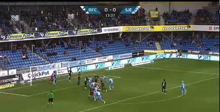 Randers FC 1 - 0 Sonderjyske 21/10/2018 Poulsen N. (Bager J.), Randers FC Super Amazing Goal 13' HD Full Screen DENMARK: Superliga - Round 13 .
