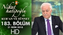 Nihat Hatipoğlu ile Kur'an ve Sünnet - 21 Ekim 2018