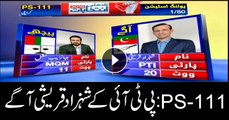 Unofficial Results for PS-111: Shahzad Qureshi ahead of MQM
