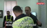 Fatih Altaylı polis memurundan özür diledi