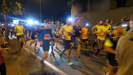 Le départ des 750 participants (en solo ou duo) du 21 km (950 m D+)