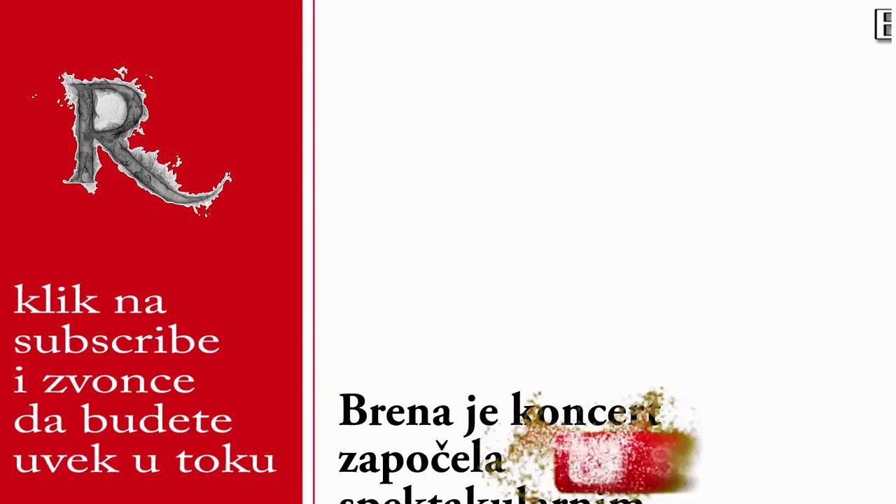 Šook na koncertu lepe brene -  svi plakali zajedno sa njom