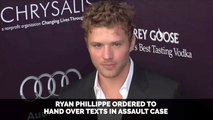 Ryan Phillippe Must Turn Over Private Messages With Reese Witherspoon