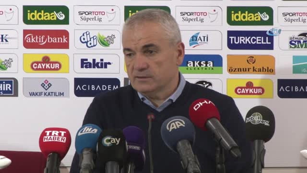 Rıza Çalımbay: "3 Puan İçin Çıkmıştık Ama 1 Puanla Yetindik"