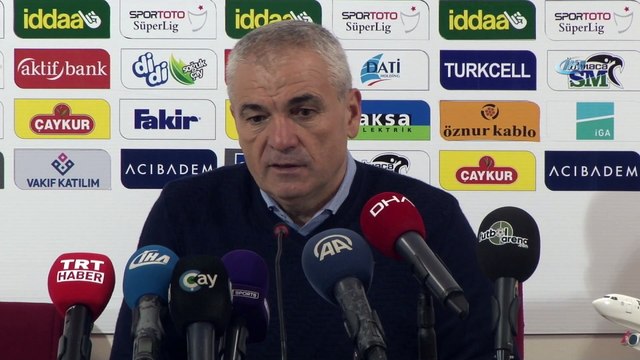 Rıza Çalımbay: '3 puan için çıkmıştık ama 1 puanla yetindik'
