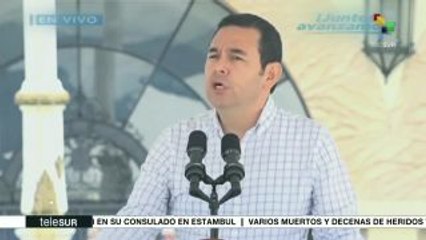 Guatemala: Morales y JOH se reúnen para abordar crisis migratoria