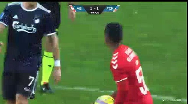 Vejle 1 - 2 FC Copenhagen 21/10/2018 Skov R., FC Copenhagen Super Amazing Goal 74' HD Full Screen DENMARK: Superliga - Round 13 .