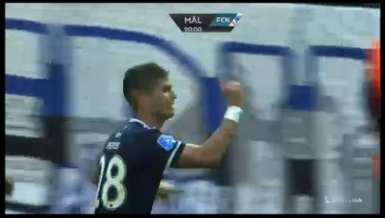 Pieros Sotiriou  Super  Goal  (1:3)  Vejle vs FC Copenhagen