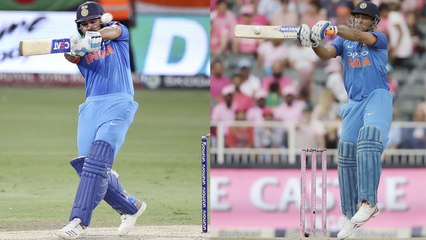 India VS West Indies 1st ODI: Rohit Sharma hits the winning six like MS Dhoni | वनइंडिया हिंदी