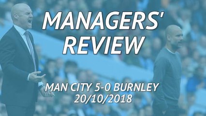 Descargar video: FOOTBALL: Premier League: Man City 5-0 Burnley - Managers' Review