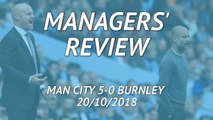 FOOTBALL: Premier League: Man City 5-0 Burnley - Managers' Review